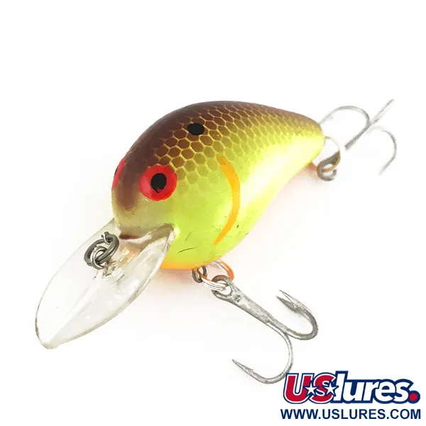 Bomber Fat A B04F UV Señuelo, Brown Chartreuse, 5.5g, UV, #7858