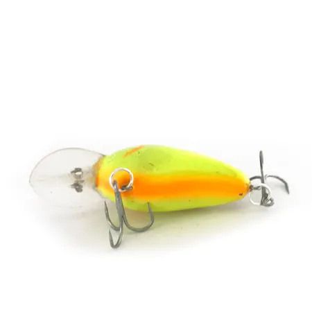 Bomber Fat A B04F UV Señuelo, Brown Chartreuse, 5.5g, UV, #7858