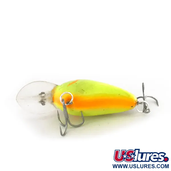 Bomber Fat A B04F UV Señuelo, Brown Chartreuse, 5.5g, UV, #7858