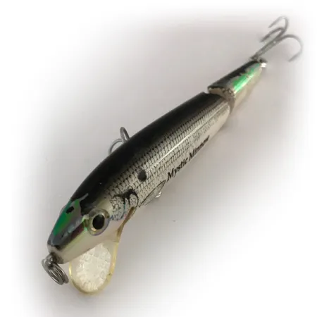 Rebel Floater Mystic Minnow Articulado, Plata/Blanco, 8g, #7882