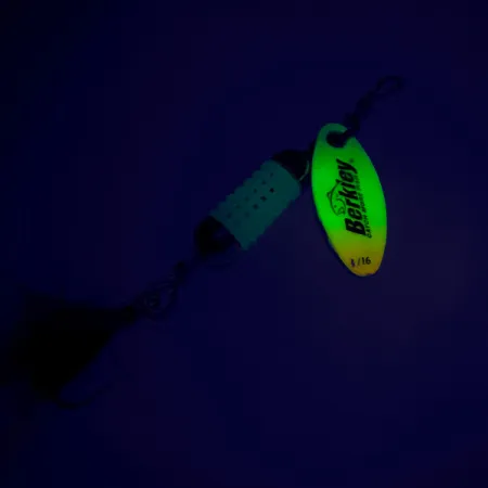 Berkley Scent Vent UV Cucharilla, Amarillo Fluorescente, 2,5g, UV, #7886