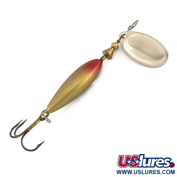 Matzuo FinSpin Cucharilla, Plata/Bronce (Latón), 7g, Vintage, #7891