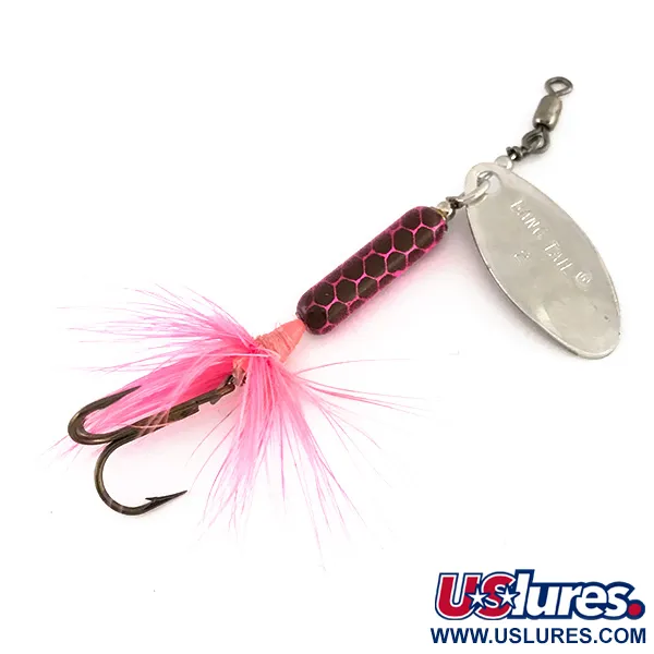 Luhr Jensen Bang Tail 2 Cucharilla, Níquel / Rosa, 5.5g, Plumas, #7893