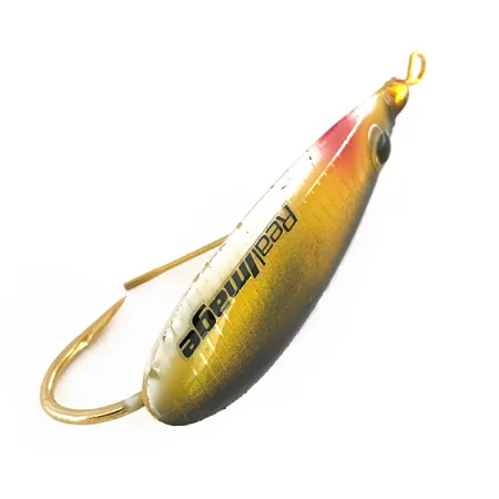 Bass Pro Shops Real Image Lazer Eye Cucharilla, Oro, 12g, #7905