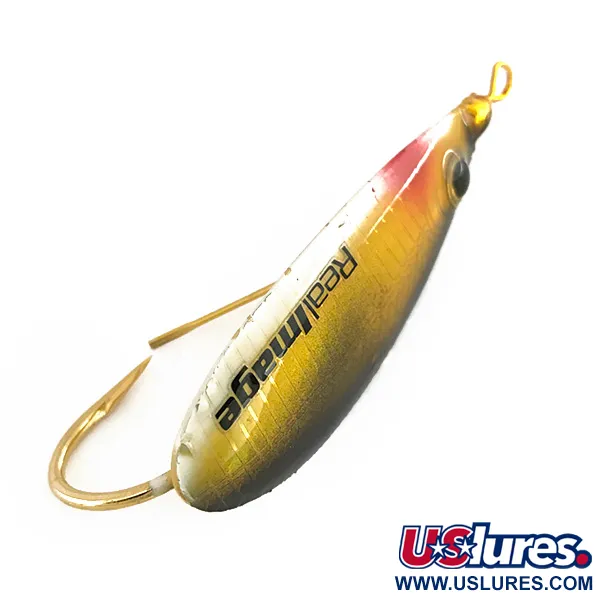 Bass Pro Shops Real Image Lazer Eye Cucharilla, Oro, 12g, #7905