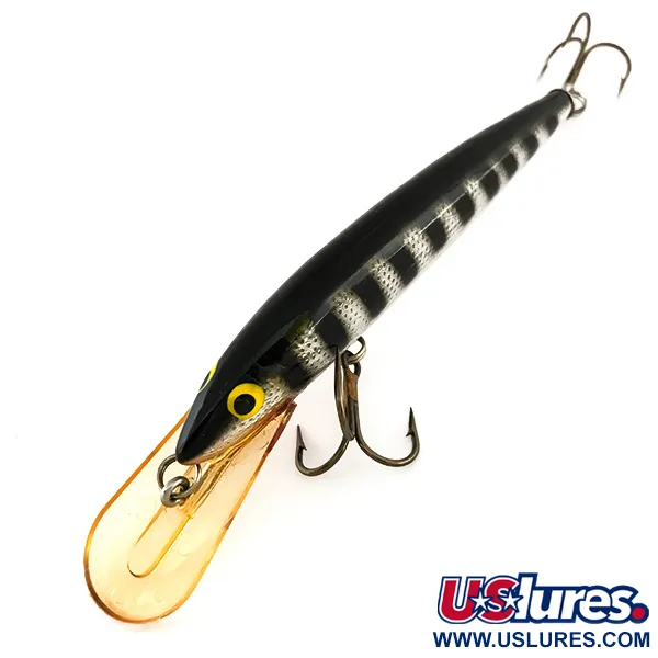 Bagley's Diving Bang-O-Lure Señuelo, Plata / Negro, 12.5g, Balsa, #7914