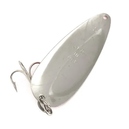 Worth Chippewa Steel Spoon Cucharilla, Rojo/Blanco/Níquel, 14g, #7934