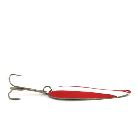 Worth Chippewa Steel Spoon Cucharilla, Rojo/Blanco/Níquel, 14g, #7934