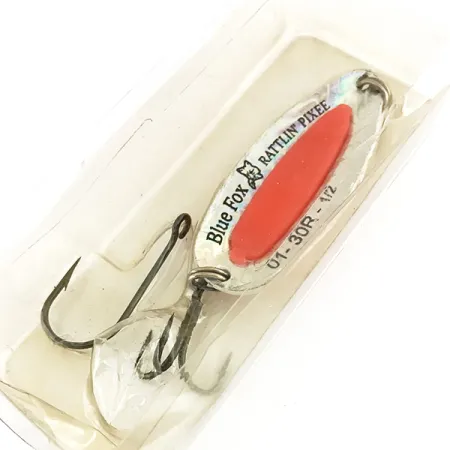 Blue Fox Rattlin Pixee Cucharilla, Rosa/Níquel, 14g, Inserto Hueva, #7942