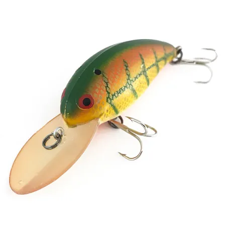 Bomber Model 7A Crankbait, Verde-Oro, 14g, Sonajero interno, #7949