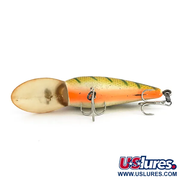 Bomber Model 7A Crankbait, Verde-Oro, 14g, Sonajero interno, #7949