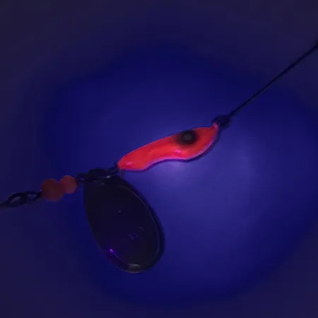 Erie Dearie Walleye Killer UV Spinner, Níquel, 12g, Acabado UV, #8008