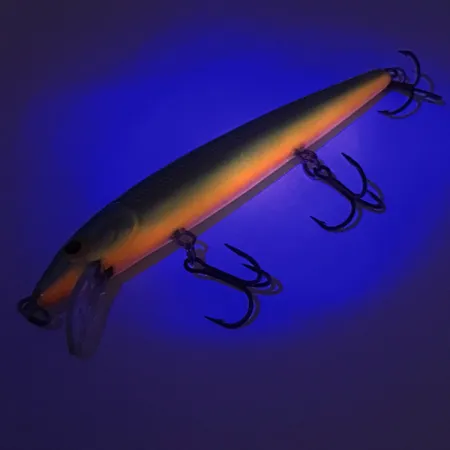 Rapala Husky Jerk 12 Señuelo, Azul Oro, 13g, Suspendido, #8012