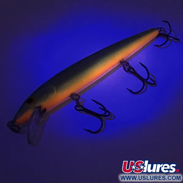Rapala Husky Jerk 12 Señuelo, Azul Oro, 13g, Suspendido, #8012