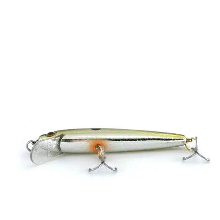 Rebel Floater F7 Minnow Flotante, Oro-Plata, 4g, Prof. 0.9-1.8m, #8013