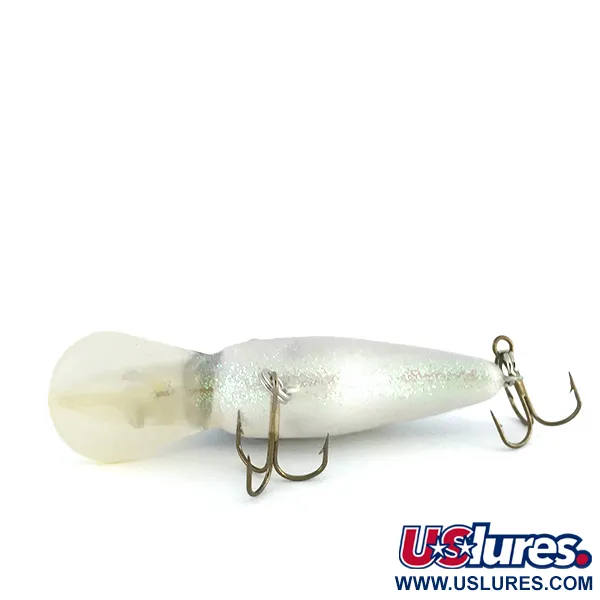 Strike King 4XD Crankbait, Blanco/Azul/Verde Glitter, 10g, Sonajero, #8017