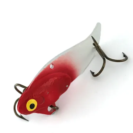 Bullet Bait Bullet Blade Blade Bait, Red / White, 10g, Zinc, #8021