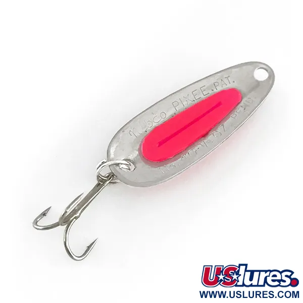 Blue Fox Pixee UV Cucharilla, Níquel Martilleado/Rosa, 4.5g, UV, #8023