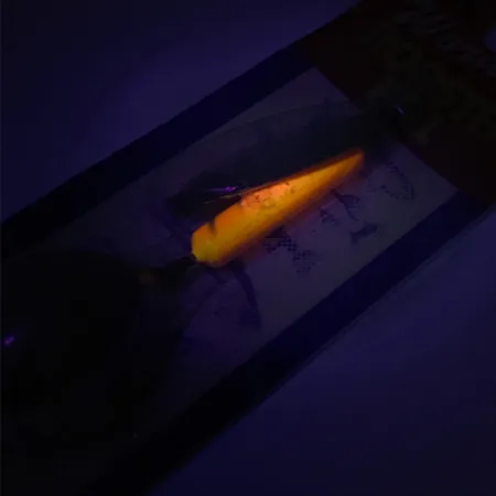 Worden’s Original Rooster Tail UV Cucharilla, Gold/Orange, 11g, #8030