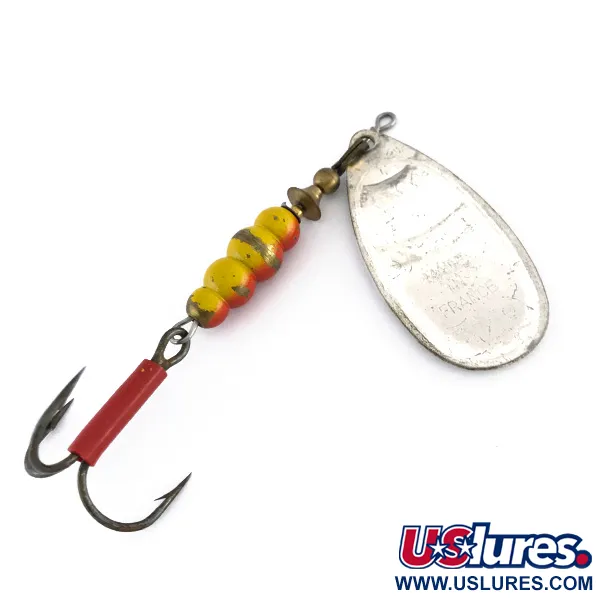 Mepps Aglia 5 Cucharilla, Negro/Blanco/Plata, 14g, #8045