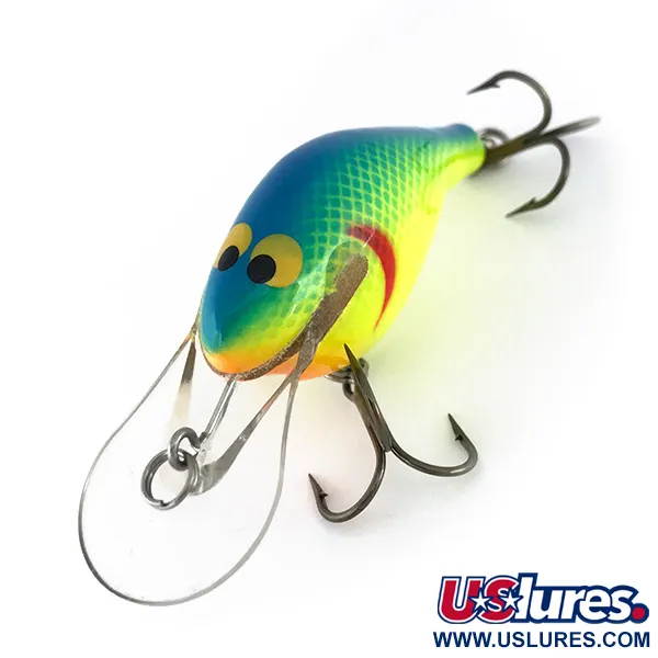Renegade Little Diver Crankbait, Chartreuse, 11g, Madera Jelutong, #8051