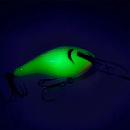 Renegade Little Diver Crankbait, Chartreuse, 11g, Madera Jelutong, #8051