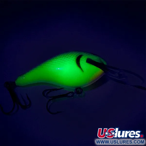 Renegade Little Diver Crankbait, Chartreuse, 11g, Madera Jelutong, #8051