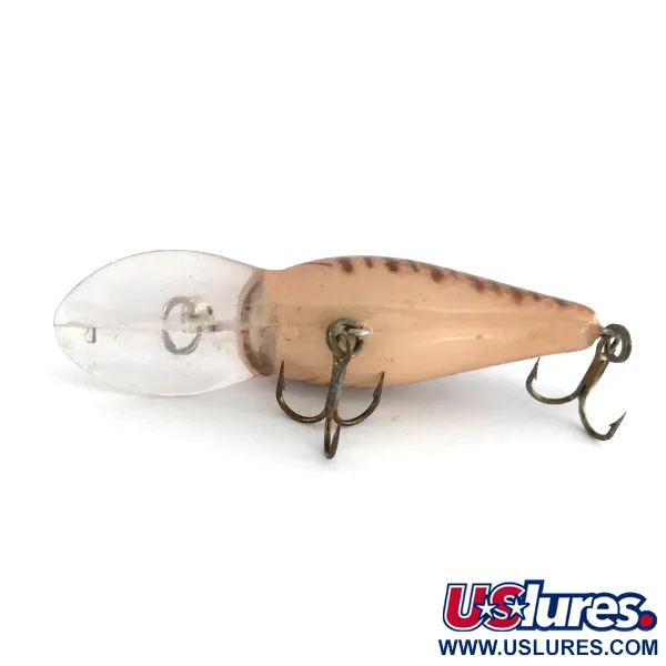 Bomber Model 7A Baby Striper Crankbait, Brown Tiger, 9g, flotante, #8053