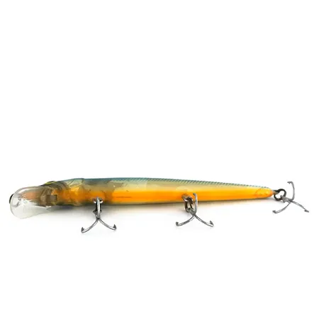 Rapala Husky Jerk 12 Jerkbait, Oro/Azul, 13g, Suspendido, #8078