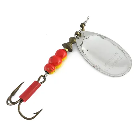 Mepps Aglia 4 Cucharilla, Plata, 9g, British French Pat, #8085