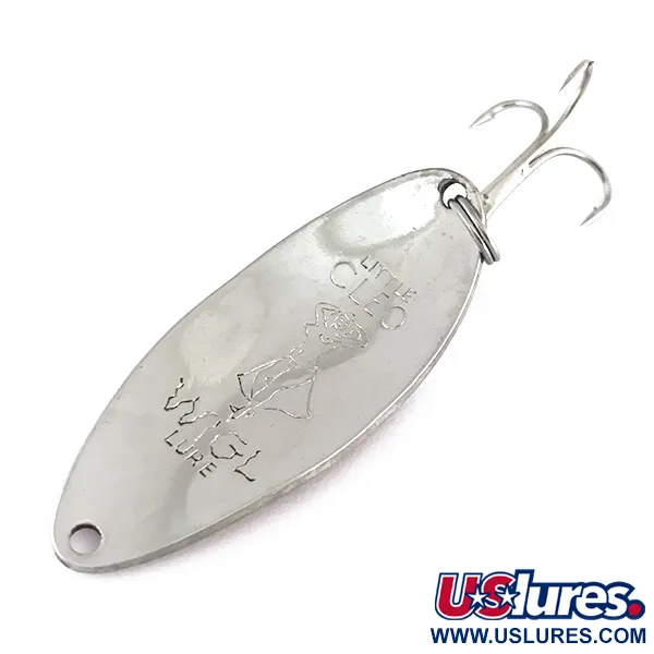 Acme Little Cleo (Hula Girl) Cucharilla, Rojo / Blanco / Níquel, 14g, #8087