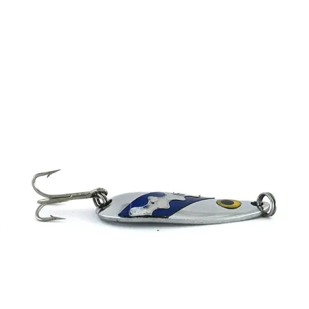 Moriyama Cucharilla, Níquel / Azul, 7g, Diseño festoneado, #8088