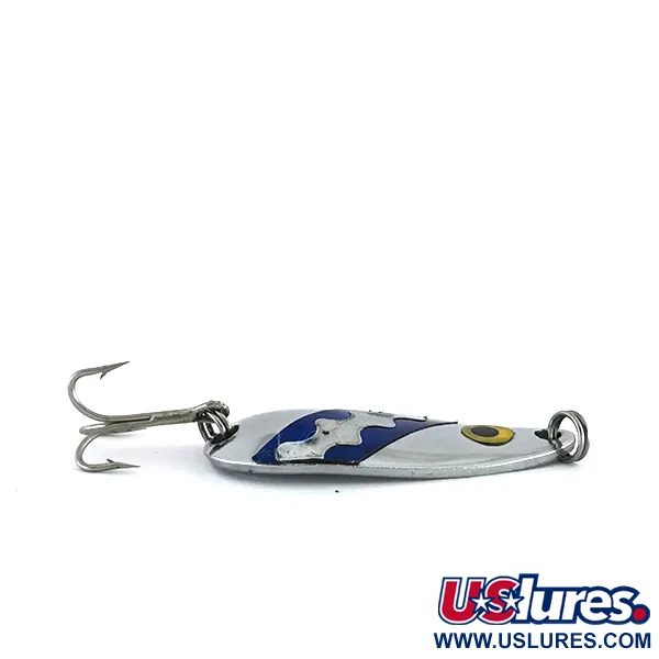 Moriyama Cucharilla, Níquel / Azul, 7g, Diseño festoneado, #8088