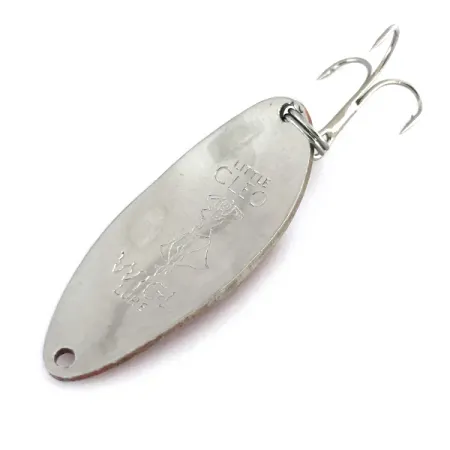 Little Cleo (Hula Girl) Cucharilla, Rojo / Blanco / Níquel, 18g, #8089