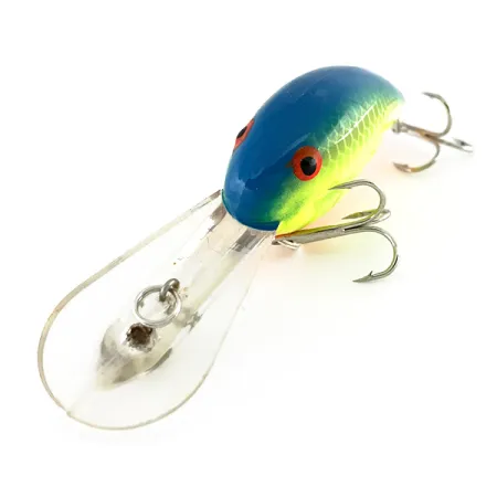 Bandit 300 Crankbait, Escamas Lima-Azul, 8,5g, Glow, #8098