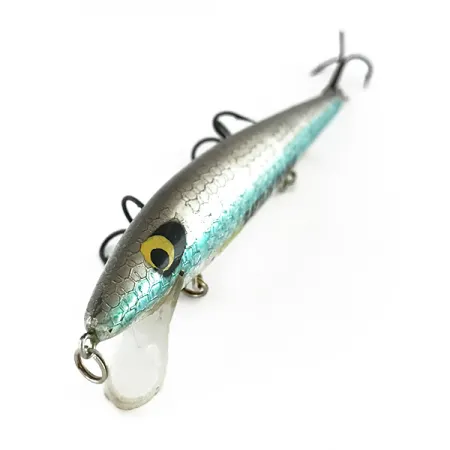 Smithwick Suspending Rattlin’ Rogue Minnow, Plata/Azul, 10g, #8101
