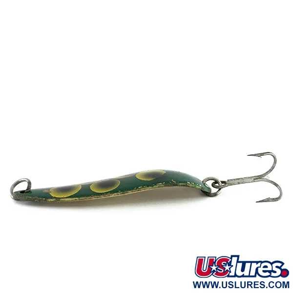 Luhr Jensen Krocodile Die #5 Cucharilla, Frog/Latón, 28g, Latón, #8110