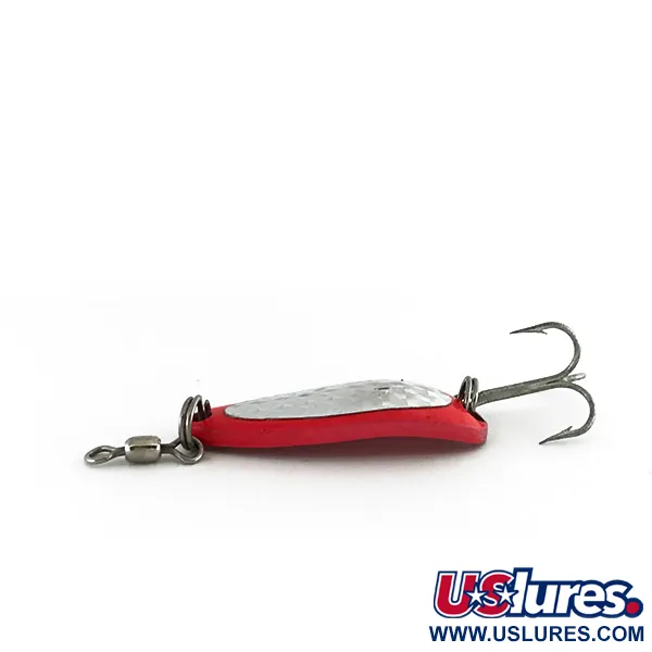 Luhr Jensen Krocodile UV Cucharilla, Red/Rainbow, 9g, UV-Finish, #8116