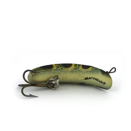 Yakima Bait FlatFish F4 Señuelo Curricán, Frog, 1.4g, Silueta Helin, #8133