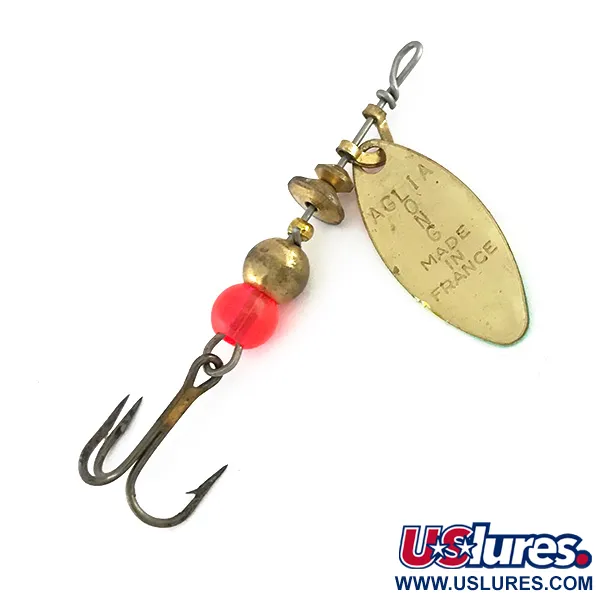 Mepps Aglia Long 0 Cucharilla, Arcoíris, 2.6g, Hoja de Sauce, #8142