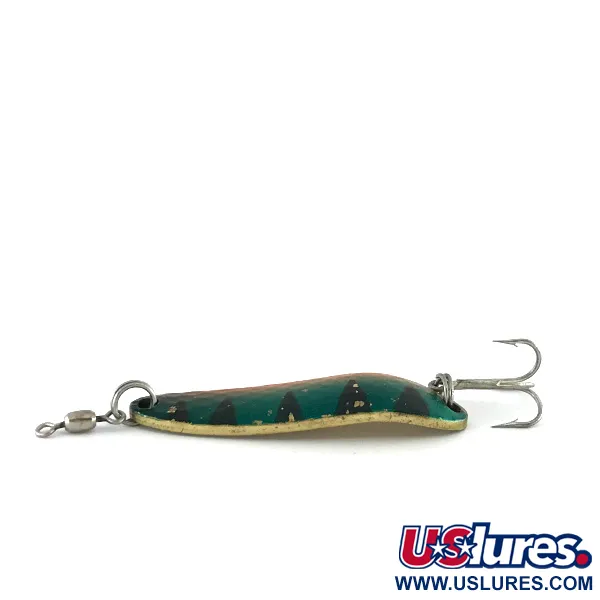 Luhr Jensen Krocodile Die #3 Cucharilla, Tigre / Oro, 14g, S-Curve, #8152