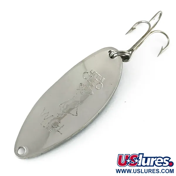 Acme Little Cleo (Hula Girl) Ondulante, Níquel / Azul, 14g, #8173