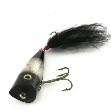 Heddon Tiny Chugger Popper, Negro / Arcoíris, 8.5g, #8210