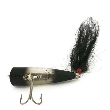 Heddon Tiny Chugger Popper, Negro / Arcoíris, 8.5g, #8210