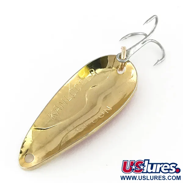 Acme Kamlooper Cucharilla, Blanco / Rojo / Oro, 11g, Perfil lágrima, #8215