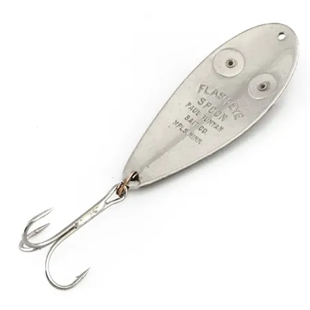 Paul Bunyan Flash eye spoon Cucharilla, Níquel/Rojo, 17g, #8229