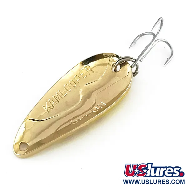 Acme Kamlooper Cucharilla, Amarillo/Rojo/Níquel/Oro, 11g, Ondas, #8242