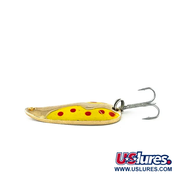 Acme Kamlooper Cucharilla, Amarillo/Rojo/Níquel/Oro, 11g, Ondas, #8242