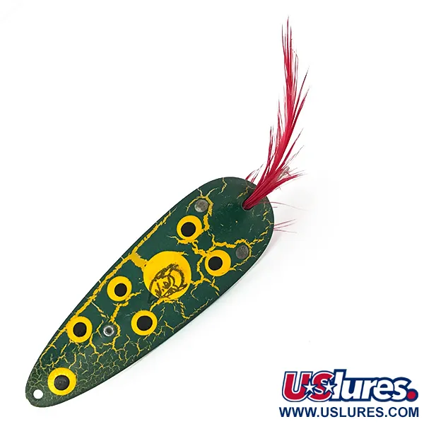 Eppinger Weedless Dardevle Ondulante, Frog/Nickel, 28g, Antialgas, #8249