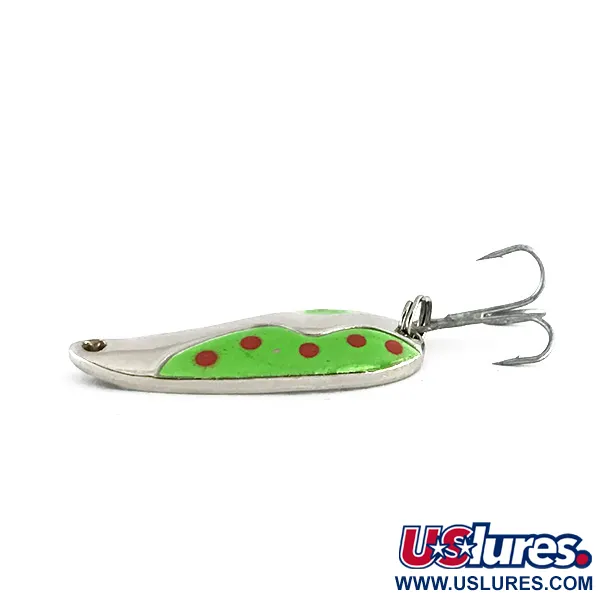 Cucharilla Acme Kamlooper, Níquel / Verde / Rojo, 11g, USA, #8253